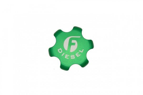 Fleece Performance Green Anodized Billet Fuel Cap For 2013-2018 Cummins - FPE-FC-1316-GRN thumbnail 4