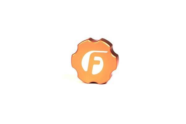 Fleece Performance Cummins Billet Oil Cap Cover Orange - FPE-OC-CR-F-ORG
