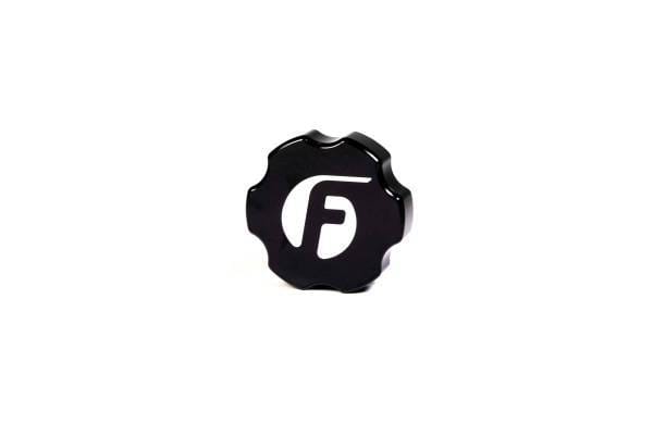 Fleece Performance Cummins Billet Oil Cap Cover Black - FPE-OC-CR-F
