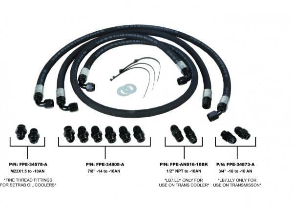 Fleece Performance Allison Transmission Cooler Lines For 2001-2005 LB7-LLY - FPE-TL-LB7-LLY thumbnail 2